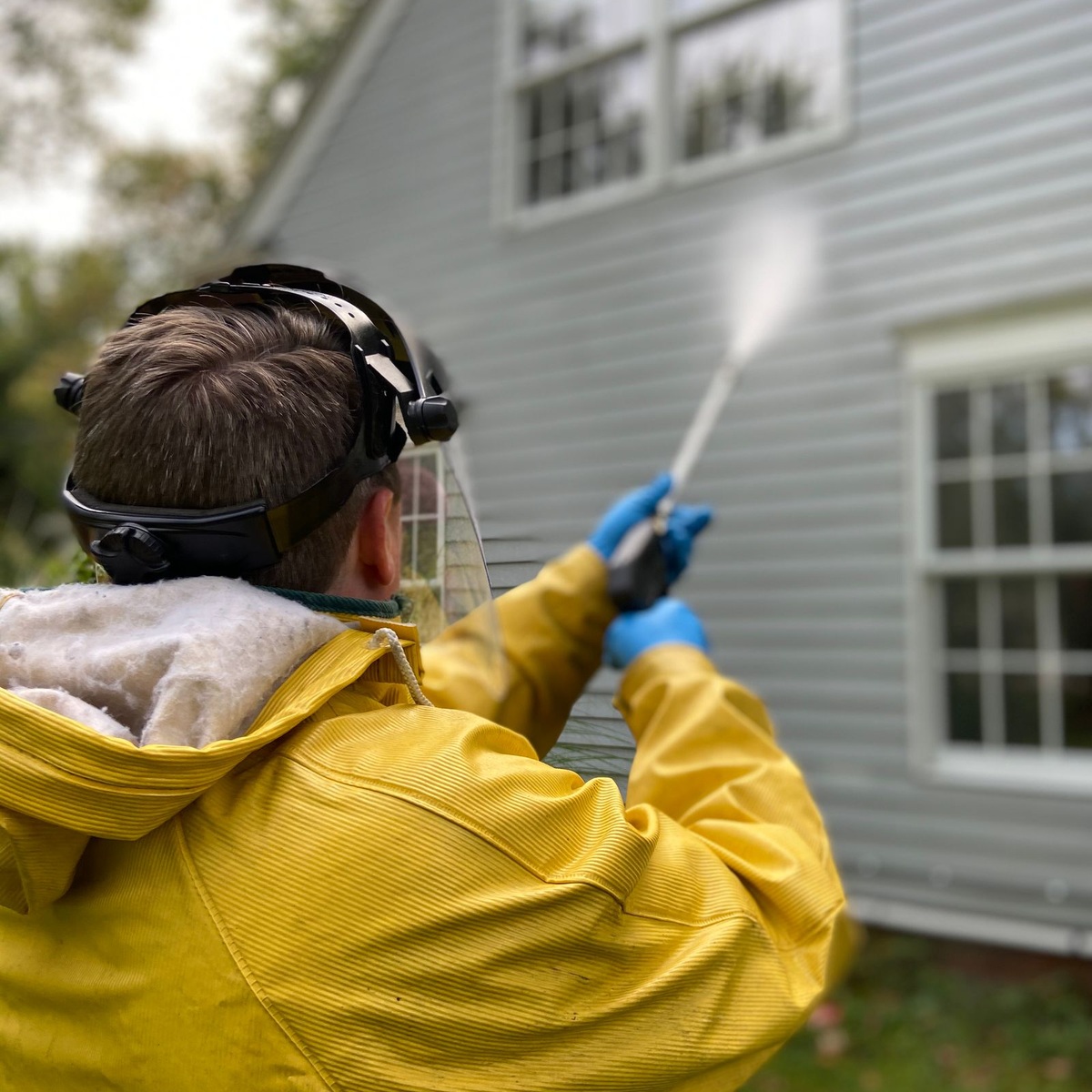 Professional soft washing of residential siding in Sango, TN